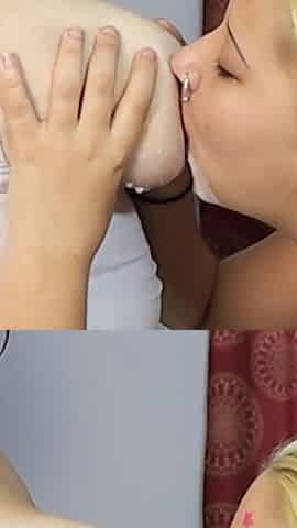 Sin Milks My Big Tits