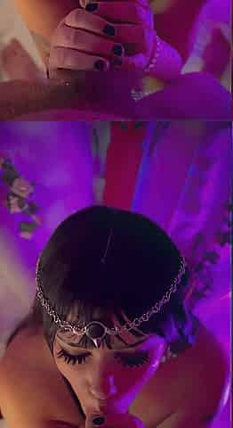 Shadowheart oral pleasure and facial