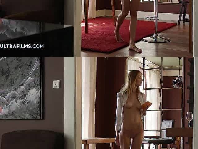 Gorgeous Gal with Consummate Melons Belle Claire getting Banged in the Kitchen