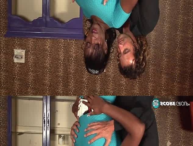 Sweater stretching and booty stretching with Africa Sexxx