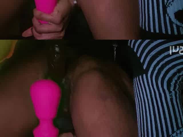 BLACK FEMALE-DOMINATOR HAS A QUICKIE CUM SESSION