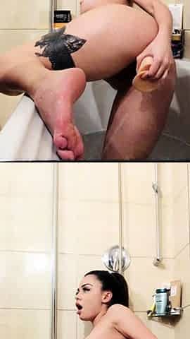 Sexy Teen Chloe Toy Strips and Masturbates to Orgasm
