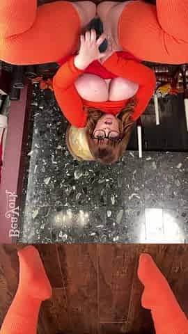 Spooky Themed Masturbation Compilation with Voluptuous Gal Next Door