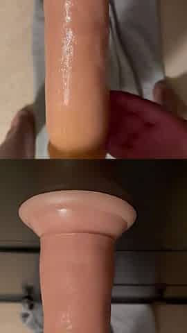 Pounding Super Thick Anal Sex toy