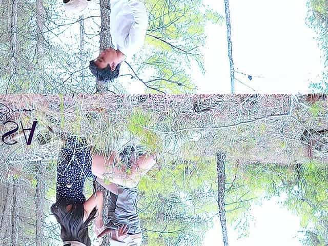 Pair records themselves having anal-act of love in the forest