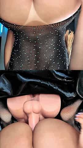 Mamacita Latina Fucks Vibrator for Close up Squirt