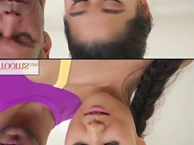 Fitness instructor Cums on Asian face of sporty girl