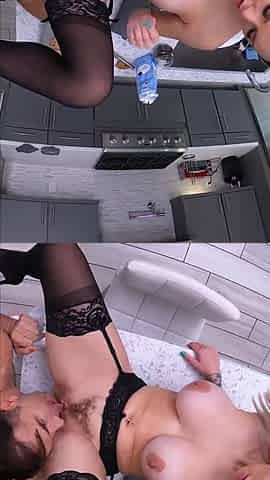 Large Tit mother I'd like to fuck Drains Jock All Over Her Face