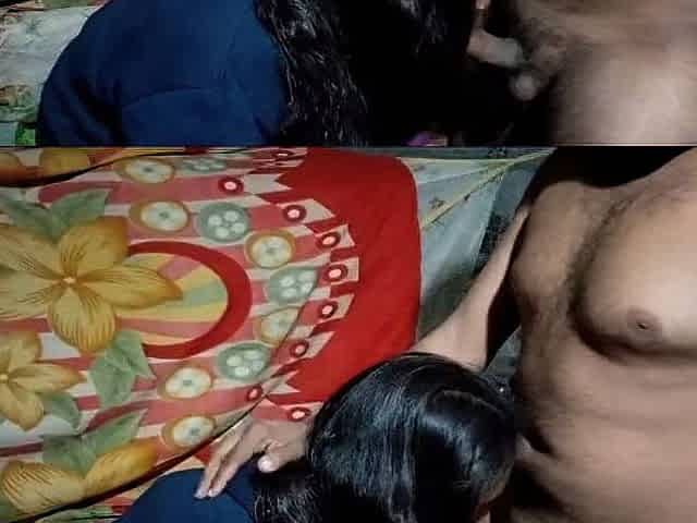 Village girl in bad condition while sucking penis