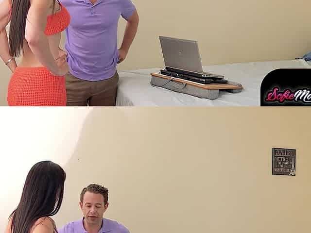 Lewd Sofie Marie Visits Work From Home Employee To Bang
