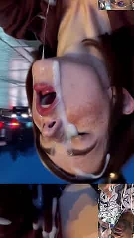 Ellie Gets Sprayed With Cum, Velma Facial, AI Generated, Compilation