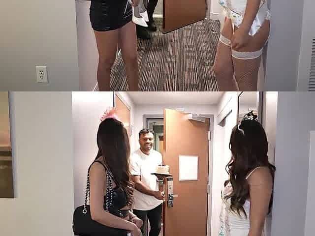 BBC Hard Bang on Sexy Slut Bitches Nicole Doshi and Gianna Dior!