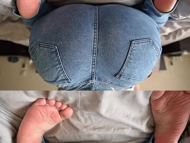 Big-booty 18yo girl In Ripped Jeans POV sex