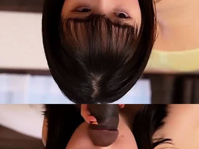 Japanese Wife Gets Messy Facial From BBC