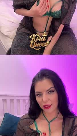 Kira Queen Plays with Her Tits While Lusting for Your Cock!