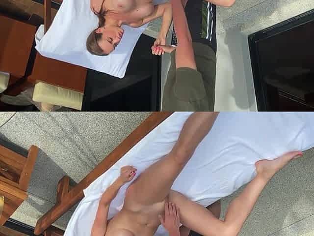 Fucking Her While She Tans - Hardcore