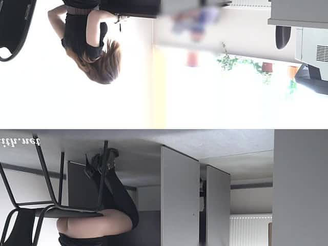 She flashed her bubble ass at real job interview