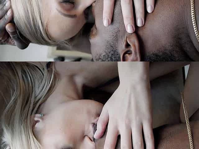 Blonde Hottie Angelika Grays Welcomes BBC Inside Her Tight