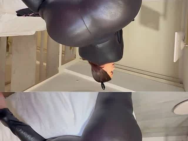 Graciebon Big arse Leather Purring Pz1p - Redhead
