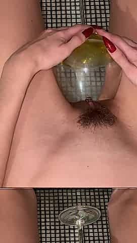 I peed in a glass, that guy cum there and peed also. What happened next? write to me for the continuation