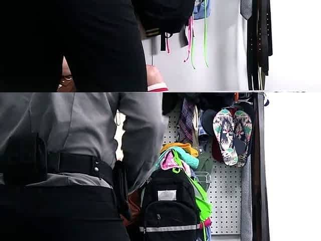 Basketball MILF fucks security guard to avoid jail