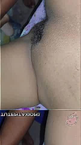 Shaving sexy sister-in-law's real shaggy snatch