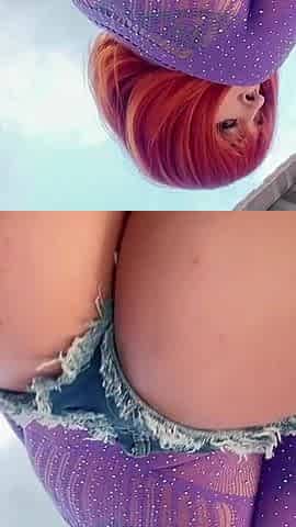 Anitta Miller Is Masturbating and Blowjob a Dick on the Terrace