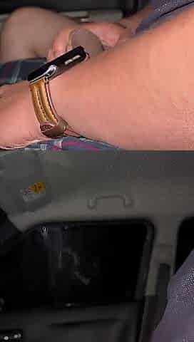 Nervous that somebody will watch us during the time that I bang her in the car