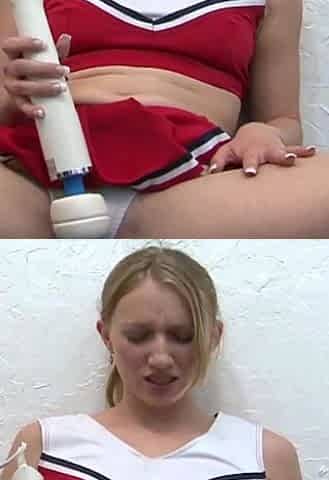 cheerer riley and her massive vibrator