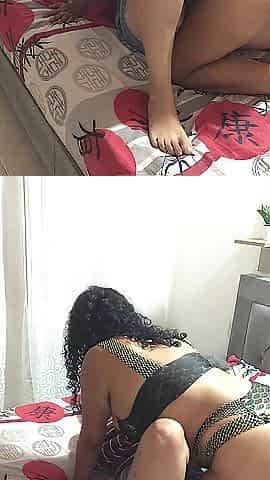 LESBO COUPLES HAVE ARDENT SEX.