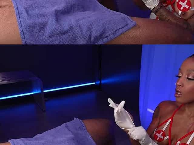 Black Nurse Milking