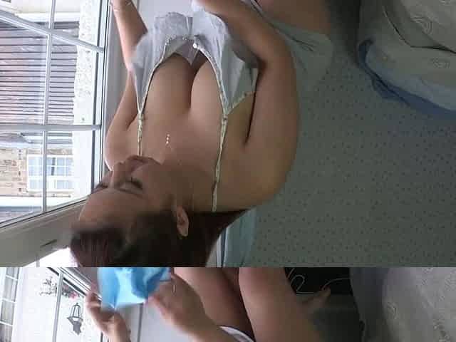 Big boobs webcam slut toys her asshole