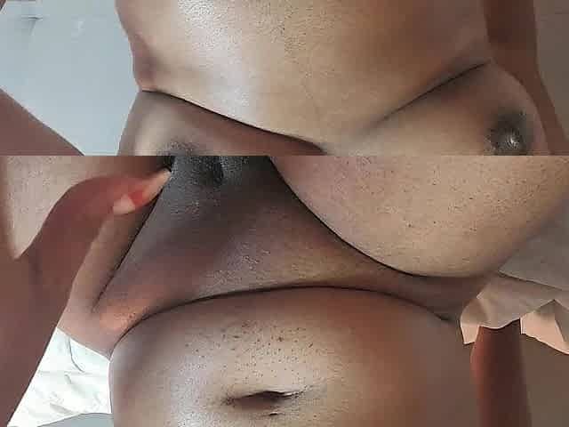 Black Uses Much loved Vibrator for Masturbation Session