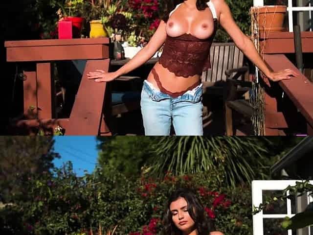 Beautiful big tits teen passion posing
