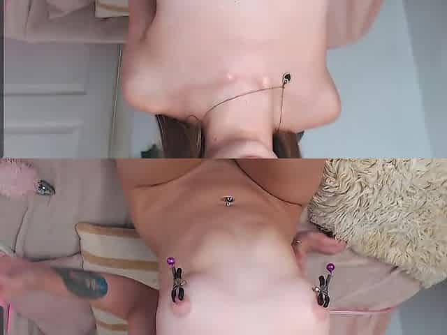 A nipp clamp dildo and my large booty what greater amount do u must cum