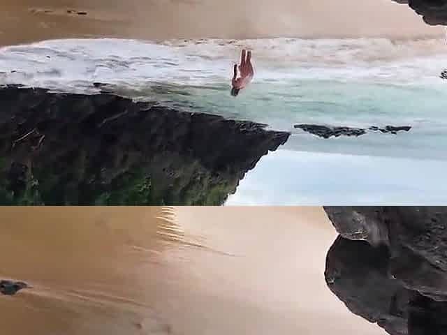 A mother i'd like to fuck teased a stranger and got a cock in her booty right on the beach.
