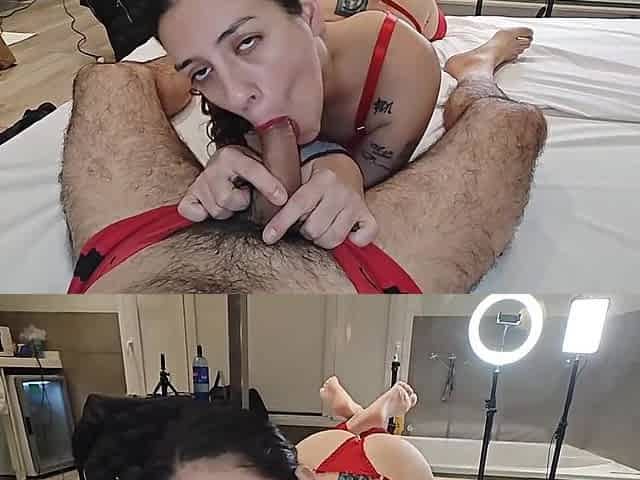Delavegaph22 Helps Me Do My First Anal In Red Lingerie