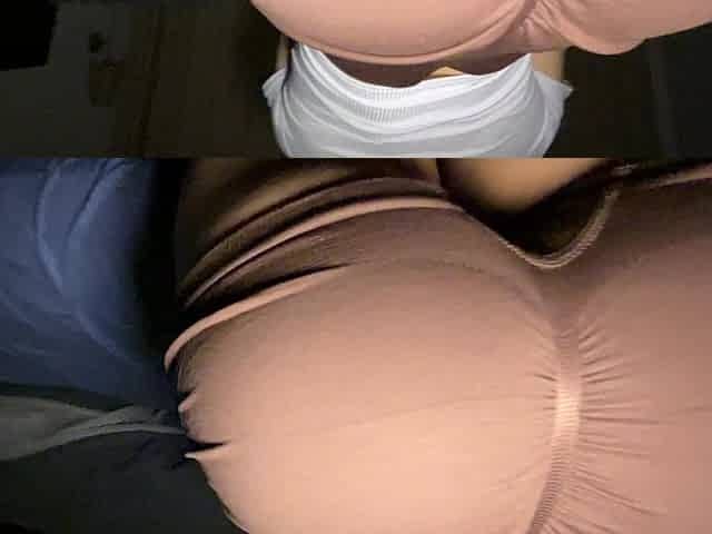 Roommate: Cumming on the Hot Fitness Girl's Juicy Ass