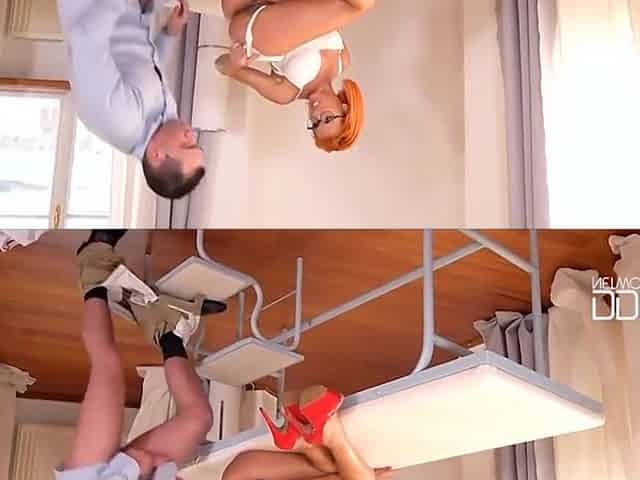 Valerie Rose And Rose Valerie - Sexy Slutty Redhead Nurse Get Double Stuffed In The Medical Room 1920x1080 4000k