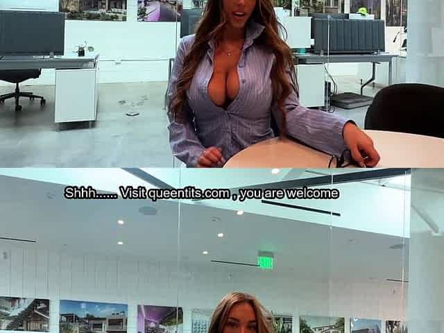 Busty Little Office Slut Wants The Promotion Alanna Pow