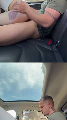 I bang my most good ally in the car.