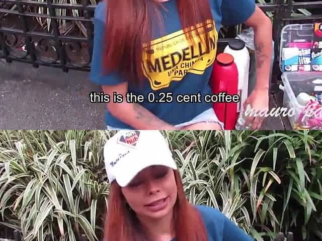 A Wonderful Oral job in POV from the Colombian coffee seller MichelChica