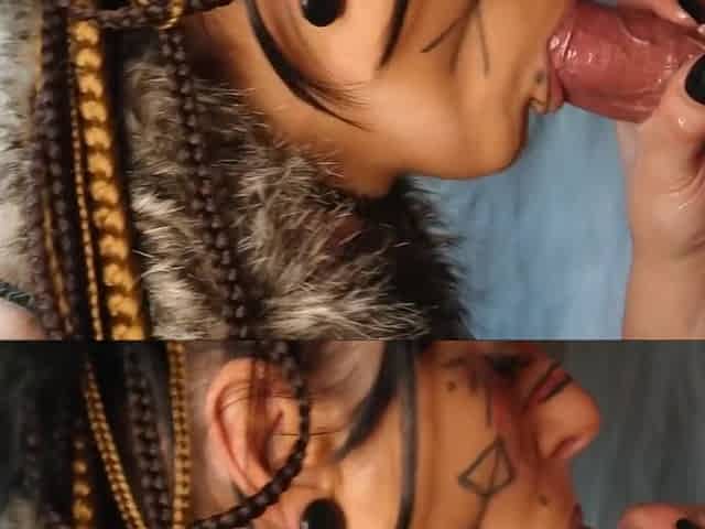Milf Sloppy Blowjob Cumshot In Mouth