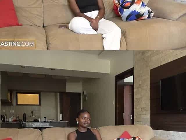 Black Hottie Gets Her Taut Snatch Stretched Wide by BWC in Homemade Interview