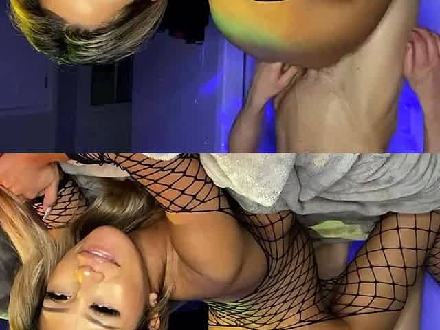 Amateur Asian does doggystyle with boyfriend
