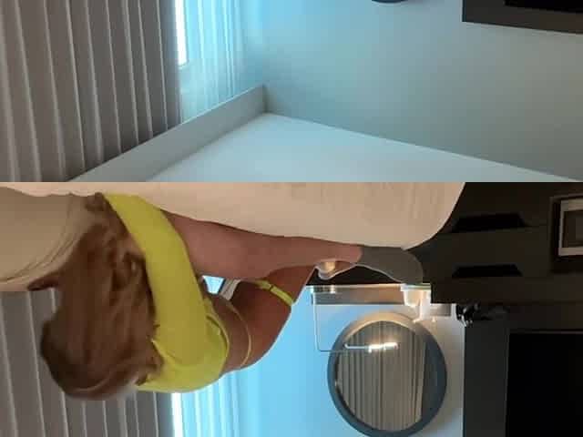 Curvy milf has fun with some guy in a hotel room