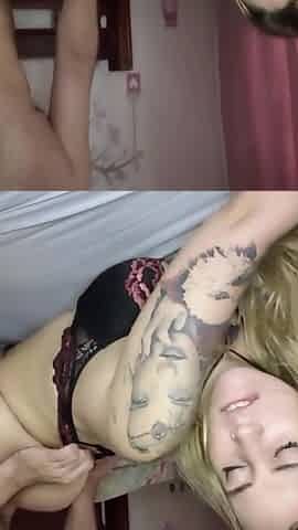 Pretty Blonde Girl Fucking Doggystyle