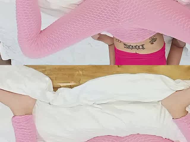 FULL FREE VERSION - Super small Oriental beauty with pink leggings gets white knob after gym