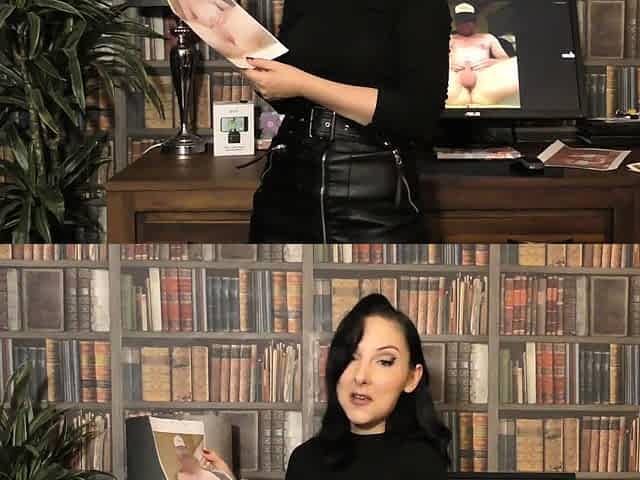 Gorgeous babe reacting to tiny dicks