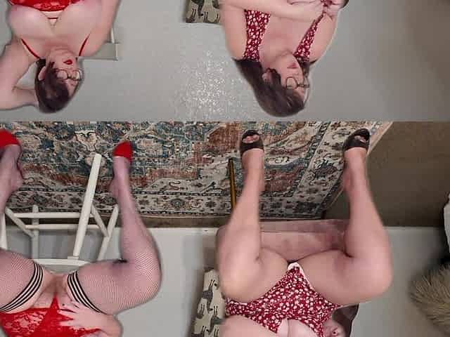 Sexy BBW Babe Cums with Her Clone